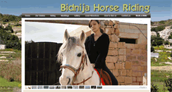 Desktop Screenshot of bidnijahorseriding.com
